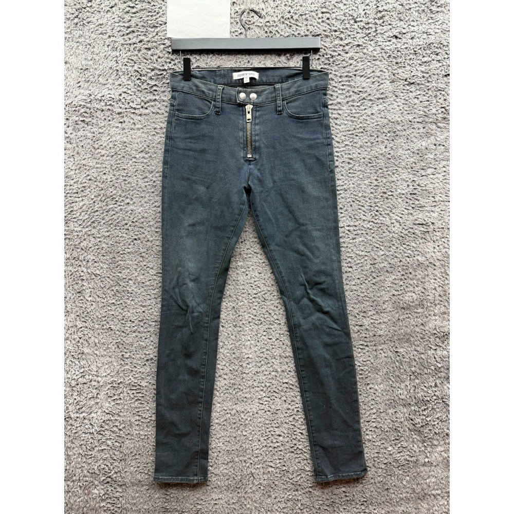 Elizabeth And James Mid-Rise Cooper Skinny Denim Jeans Dark Grey Women's Size 27